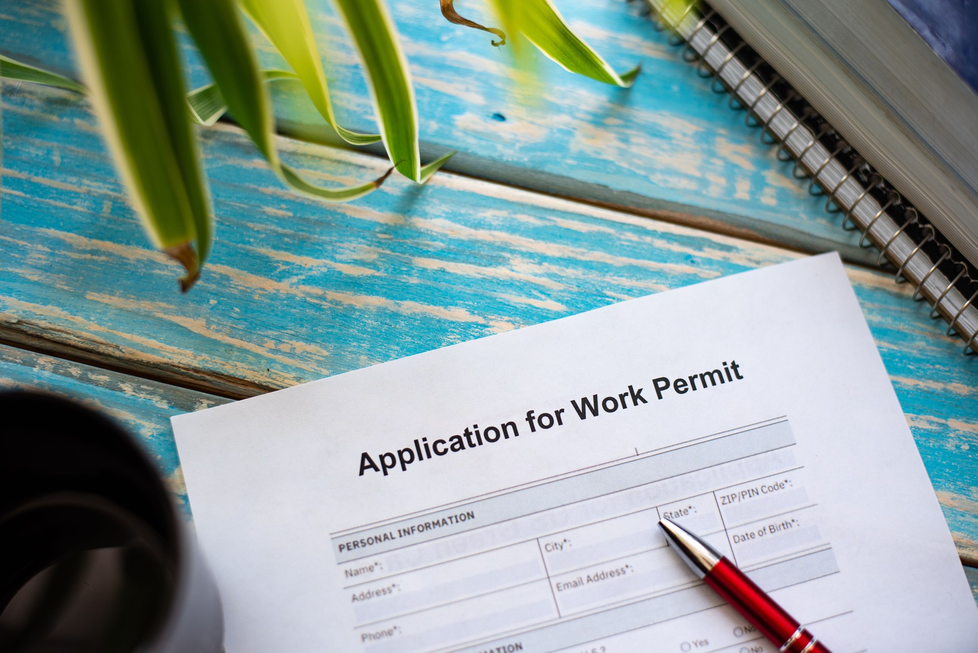 Foreign worker applying for work permit